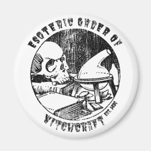 Hexenmeister-Magie-Okkultist Hexenalchemikerin Magnet