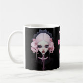 Hexenmeister Pastel Goth Vampire Halloween Kaffeetasse (Links)