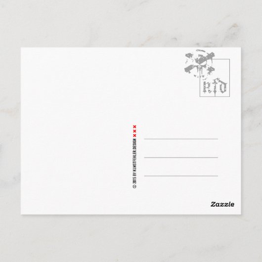 Hexenmeister Postkarte (Rückseite)