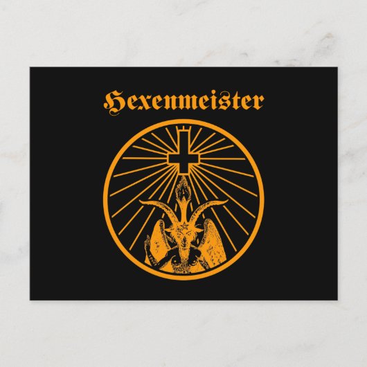 Hexenmeister Postkarte (Vorderseite)