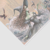 Hexenmeister und Galinda-Zauberer von Oz Decoupage Seidenpapier (Ausschnitt)