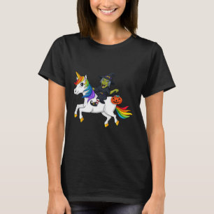 Hexenmeister Unicorn Spaß Halloween Mädchen Kinder T-Shirt