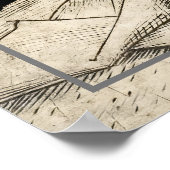 Hexenmeister Vintag Poster (Ecke)