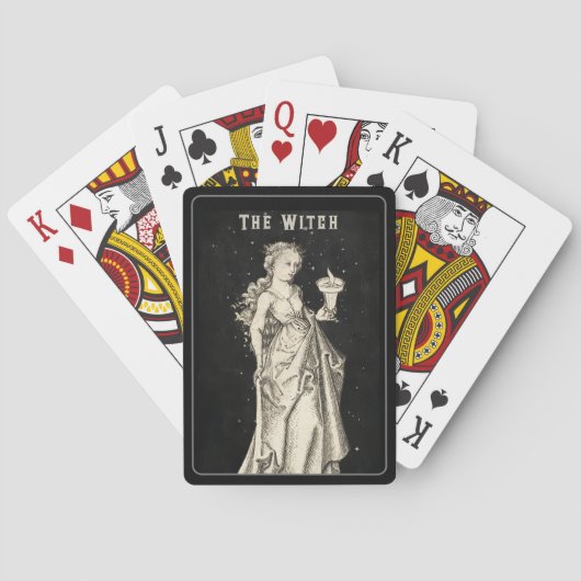 Hexenmeister Vintag Spielkarten (Rückseite)
