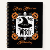 Hexenmeisterbuch Halloween Kochmagie Notizblock (Vorderseite)