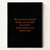 Hexenmeisterbuch Halloween Kochmagie Notizblock (Rückseite)