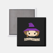 Hexenmeisterkostüm Magnet (Vorderseite/Rückseite)