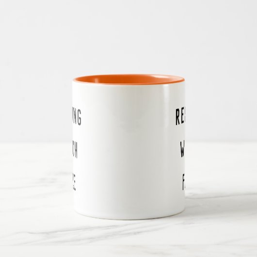 Hexenmeisterschaft Zweifarbige Tasse (Mittel)