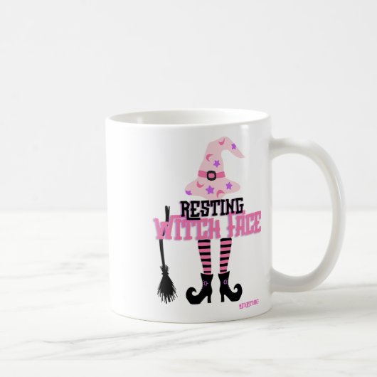 Hexenmeisterversatz Halloween Kaffeetasse (Rechts)