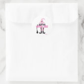 Hexenmeisterversatz Halloween Runder Aufkleber (Tasche)