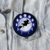 Hexenmond-Phase-Abzeichen Button (Beispiel)