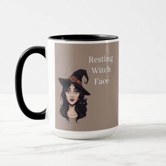 Hexenmuffel-Tasse | Halloween-Kaffeetasse Tasse (Links)