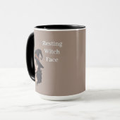Hexenmuffel-Tasse | Halloween-Kaffeetasse Tasse (Vorderseite Links)
