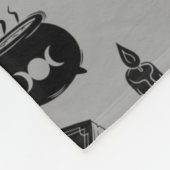 Hexenmuster I Fleecedecke (Ecke)
