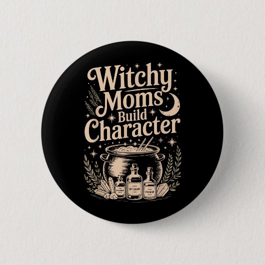 Hexenmütter bilden Charakter Button (Vorderseite)