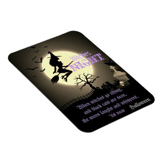 Hexennacht, Halloween Magnet (Rechte Seite)
