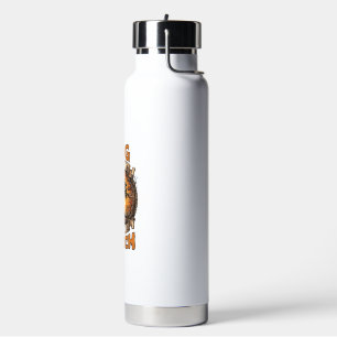 Hexennacht Halloween Wolf Mond Fledermäuse_1 Trinkflasche