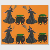 Hexenpapier und Cauldron-Umschlagpapier Geschenkpapier (Flach)