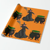 Hexenpapier und Cauldron-Umschlagpapier Geschenkpapier (Ungerollt)