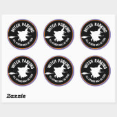 Hexenparken Alle anderen werden Toad | Hexe Runder Aufkleber (Blatt)