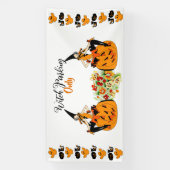 Hexenparkplatz nur Halloween Pumpkins Ghost Spooky Banner (Vertikal)
