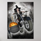 Hexenposter - Bikerwitze Poster (Vorne)