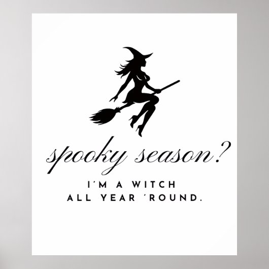 Hexenposter || Halloween & Gruselzeit Poster (Vorne)