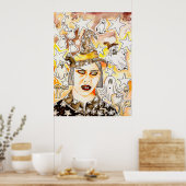 Hexenposter Poster (Küche)