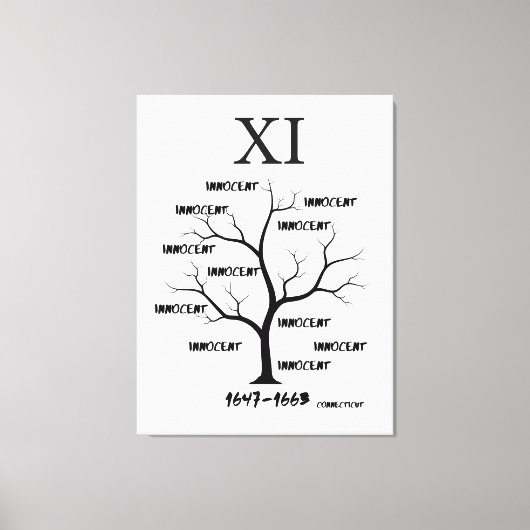 Hexenprozesse Leinwanddruck (Vorderseite)