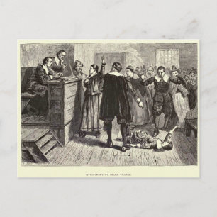 Hexenprozesse von Salem Postkarte