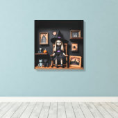 Hexenpuppe Leinwanddruck (Insitu (Holzboden))