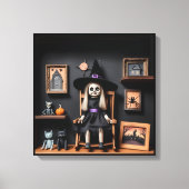 Hexenpuppe Leinwanddruck (Vorderseite)