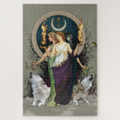 Hexenpuzzle - Hecate - Moon Goddess Puzzle (Vertikal)