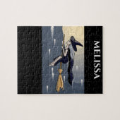 Hexenrätsel mit personalisiertem Namen. Puzzle (Horizontal)