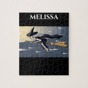 Hexenrätsel mit personalisiertem Namen. Puzzle