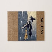 Hexenrätsel mit personalisiertem Namen. Puzzle (Horizontal)