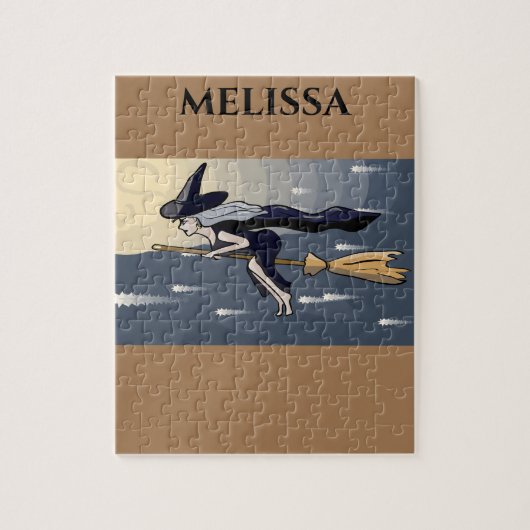 Hexenrätsel mit personalisiertem Namen. Puzzle (Vertikal)