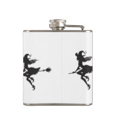 Hexenriding Broom Halloween Thunder_Cove Flachmann (Rückseite)