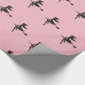 Hexenriding Broom Halloween Thunder_Cove Geschenkpapier (Ecke)
