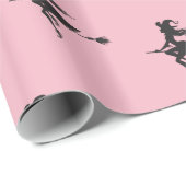 Hexenriding Broom Halloween Thunder_Cove Geschenkpapier (Rolleneckpunkt)
