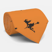 Hexenriding Broom Halloween Thunder_Cove Krawatte (Gerollt)