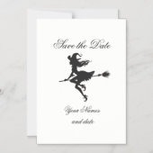 Hexenriding Broom Halloween Thunder_Cove Magneteinladung (Vorderseite)