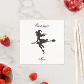 Hexenriding Broom Halloween Thunder_Cove Serviette (Beispiel)