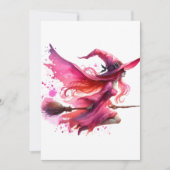 Hexenrosa Einladung (Vorderseite)