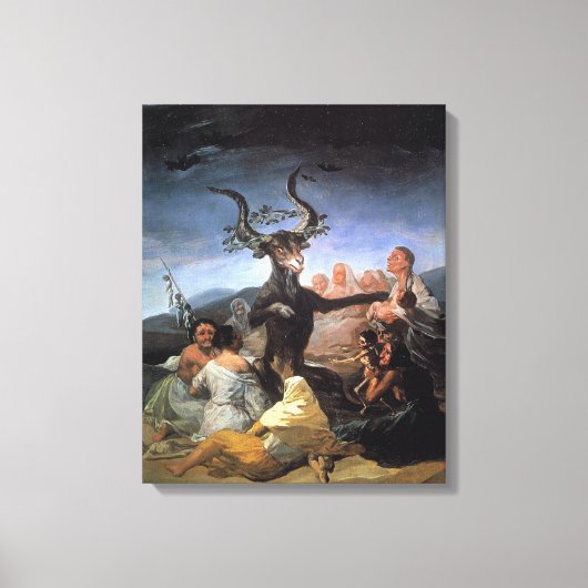 'Hexensabbat' Leinwanddruck (Vorderseite)