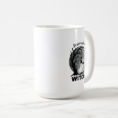 Hexensaison Katze Kaffeetasse (VorderseiteRechts)