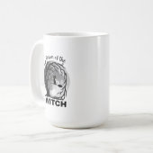 Hexensaison Katze Kaffeetasse (Vorderseite Links)