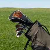 Hexenschloss Kessel Eule Fledermäuse_1 Golf Headcover (In SItu)