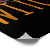 Hexensohn-Halloween-Hut Poster (Ecke)