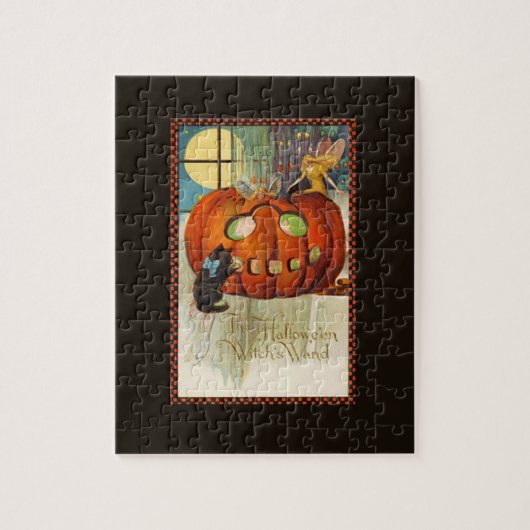 Hexenstab Halloween Puzzle (Vertikal)